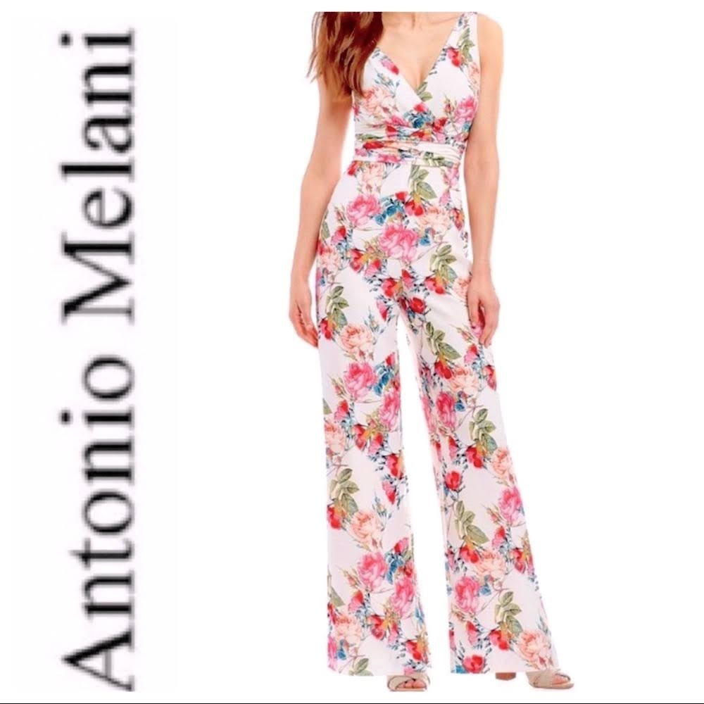 Antonio Melani Sean Floral Jumpsuit Size 0